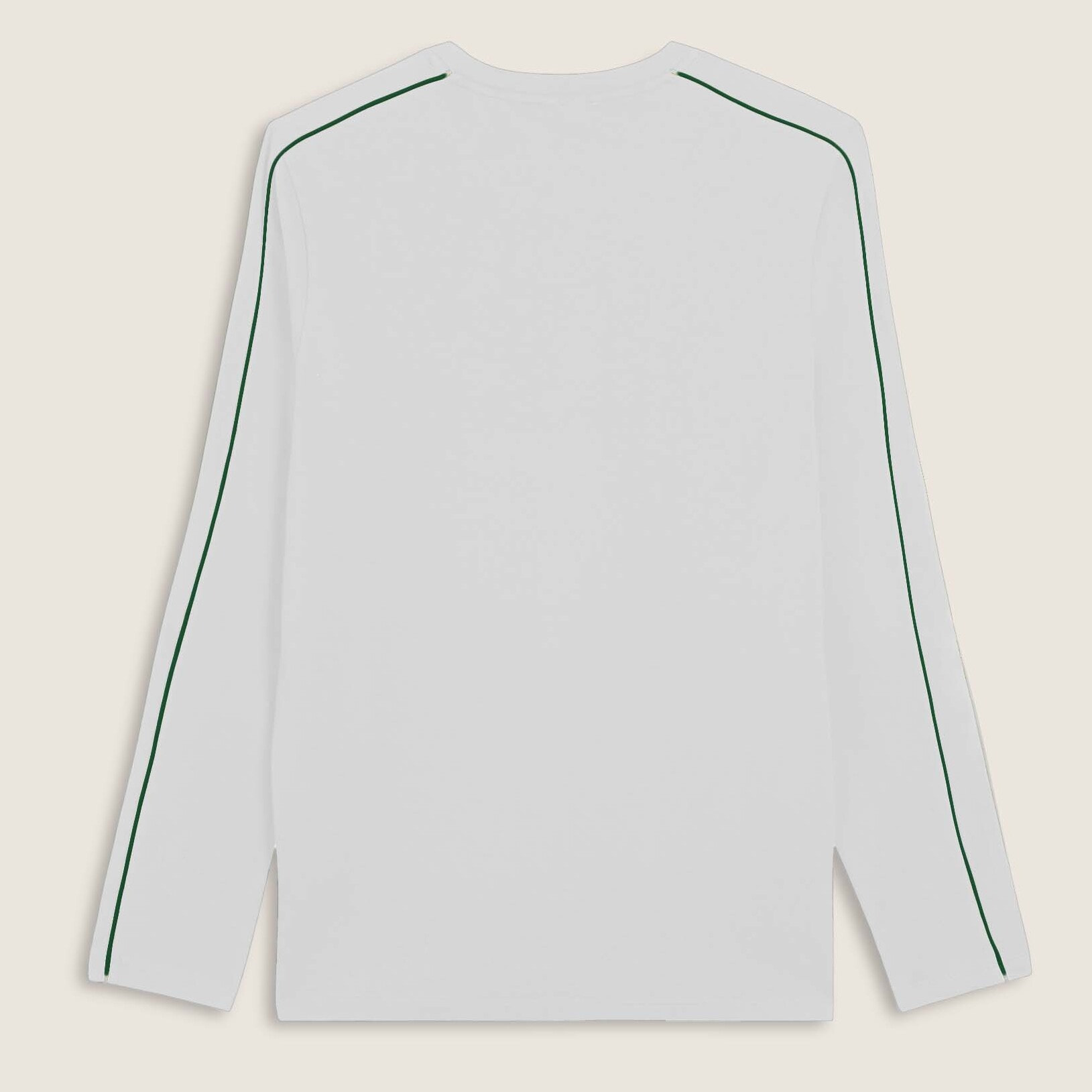 T-shirt manica lunga in jersey con cuciture a contrasto