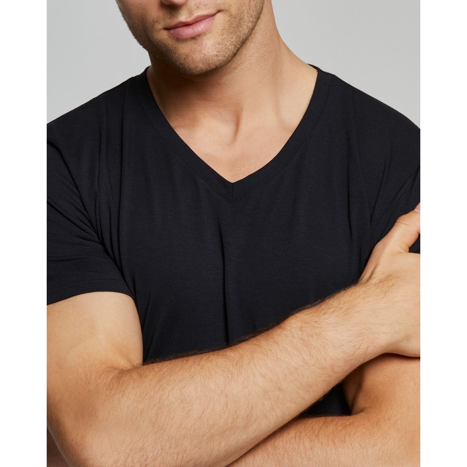 T-Shirt scollo V no stress cotone modal