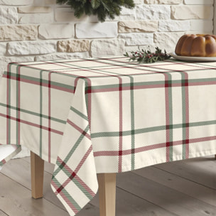 Nappe anti-taches Carreaux Noël