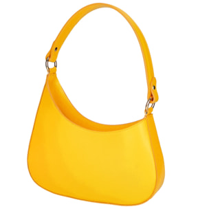 Borsa a spalla da donna - Modello False - Vera pelle - 22.0 x 32.0 x 6.5 cm