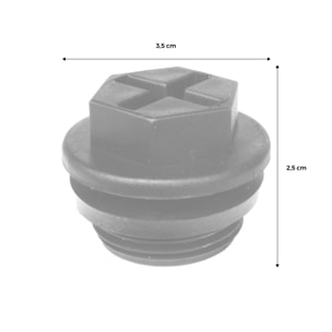 Bouchon de vidange 20/27 pour récupérateur d'eau