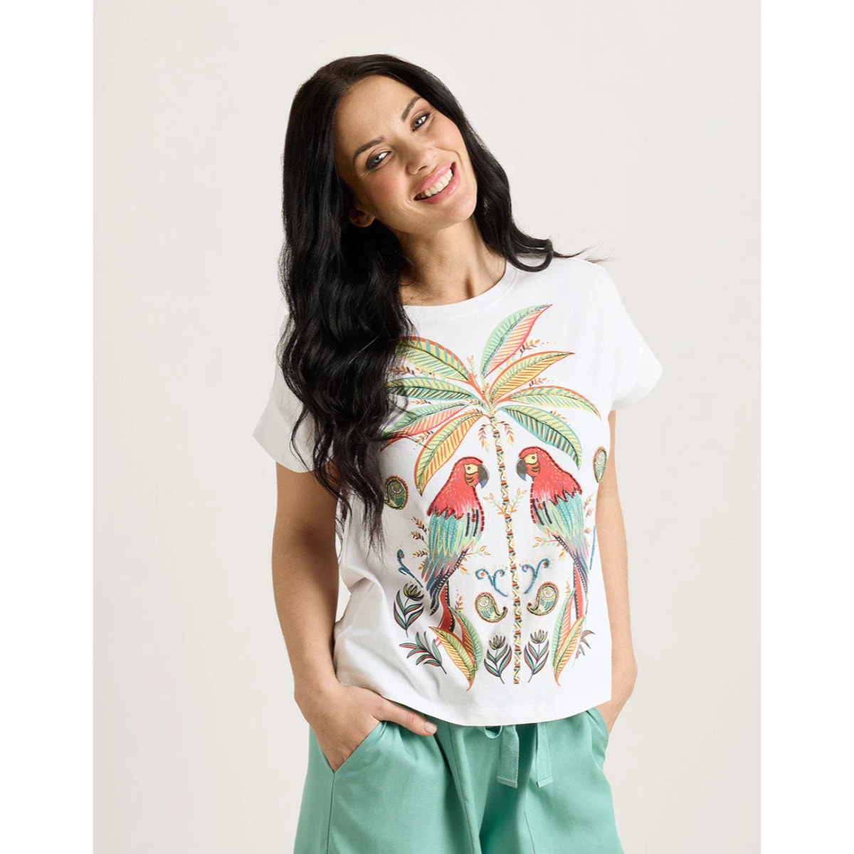 Camiseta Manga Corta Blanco - Lofarm