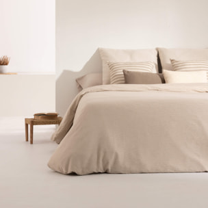 Housse de couette jacquard Jávea Petit Tabac