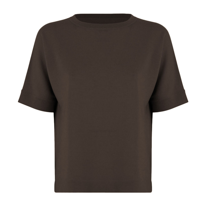 Top a maniche corte Merino Blend Top Short Sleeves