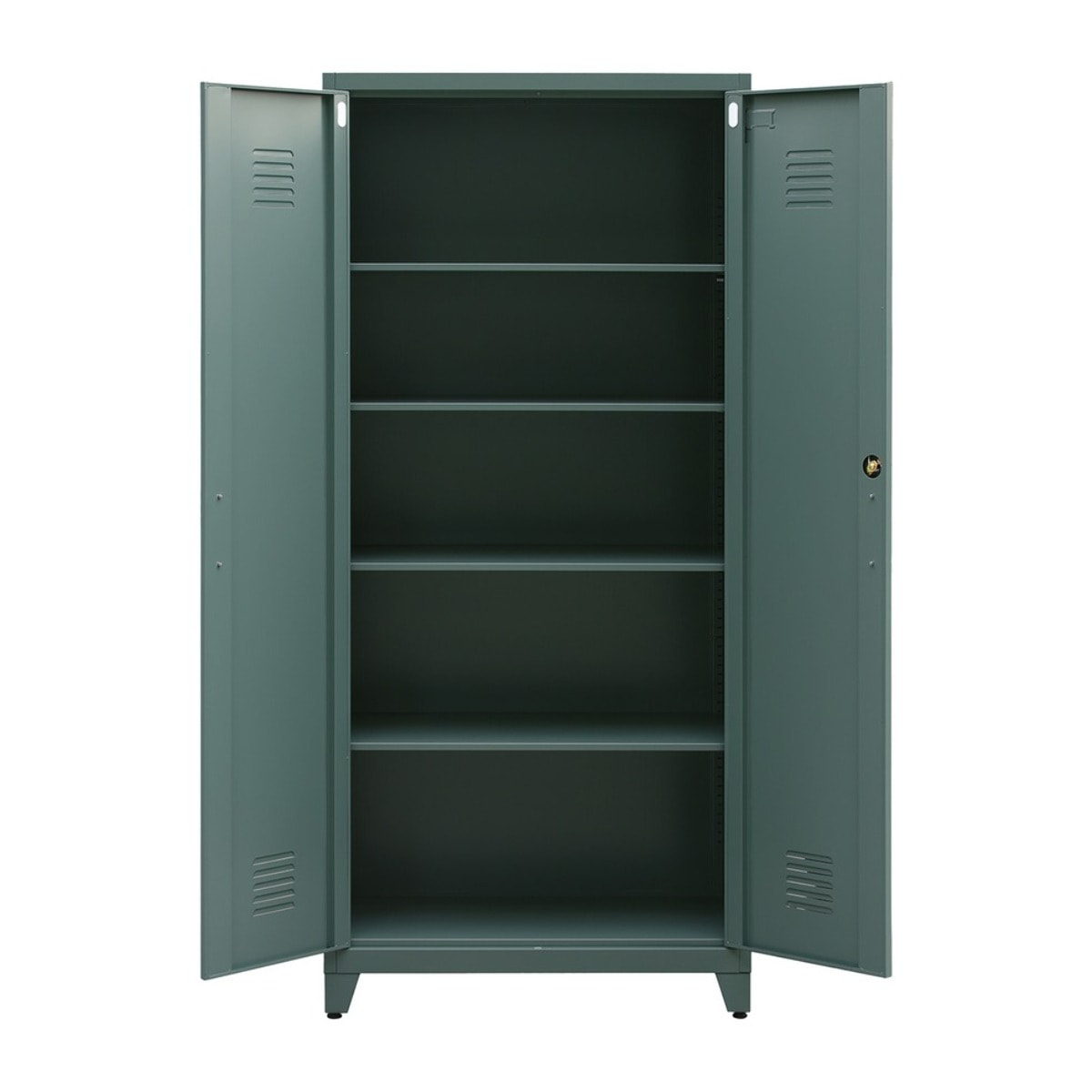 Libreria in legno con piani sfalsati rovere 96x24,8x192 cm - Iken