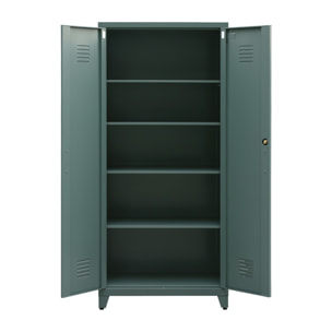 Libreria in legno con piani sfalsati rovere 96x24,8x192 cm - Iken