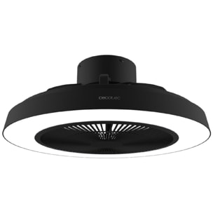 Cecotec Ventilatore da soffitto con luce EnergySilence LampAero 600 InsideBlack