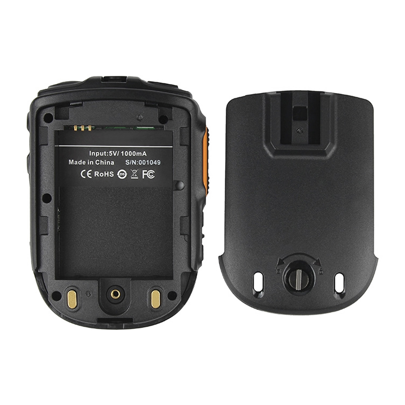 DAM Walkie Talkie Bluetooth  BM001 compatible con IOS. Bluetooth 4.2+EDR. Botón SOS. 9x3x6,5 Cm. Color: Negro