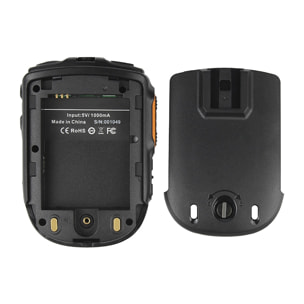 DAM Walkie Talkie Bluetooth  BM001 compatible con IOS. Bluetooth 4.2+EDR. Botón SOS. 9x3x6,5 Cm. Color: Negro