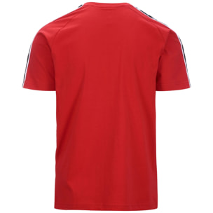 T-Shirts & Top Kappa Uomo 222 Banda Coen Slim Rosso