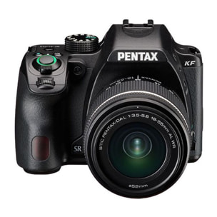 Appareil photo Reflex PENTAX KF Noir + 18-55mm WR + Fourre tout