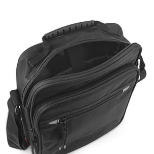 Bandolera Hombre Textil Jaslen Norwich Negro