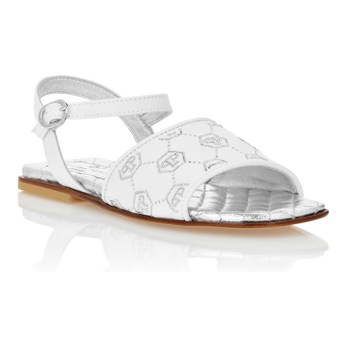 PHILIPP PLEIN Sandalias planas MONOGRAM