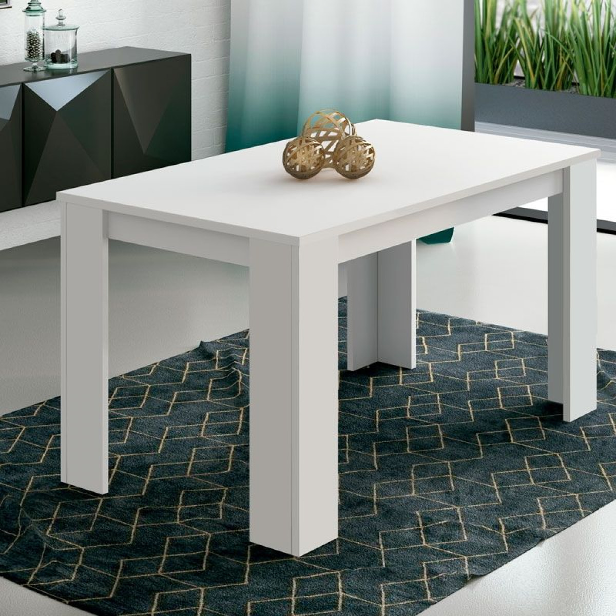 Mesa de comedor Berta 140 Blanco