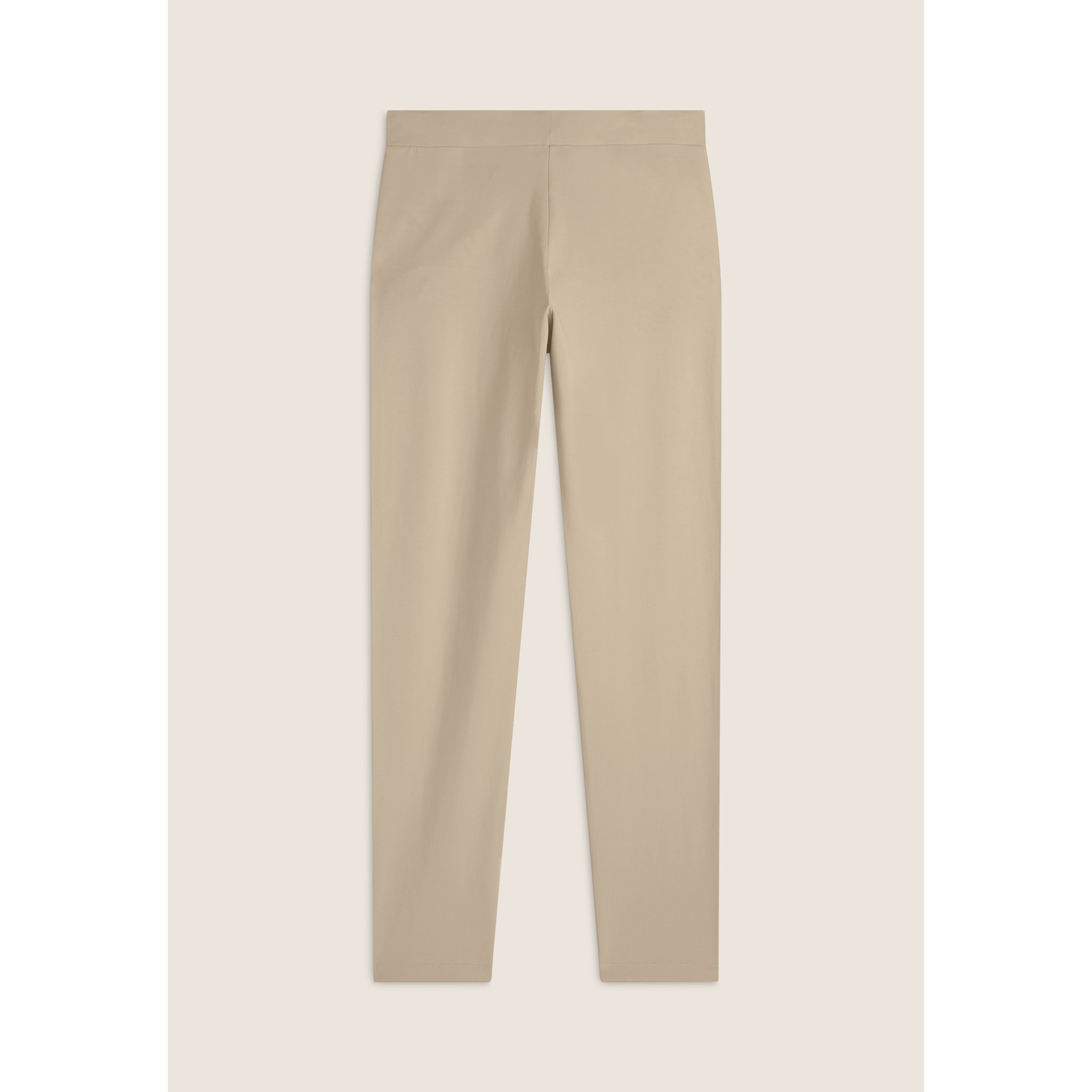 Pantaloni in jersey con apertura tasche animalier