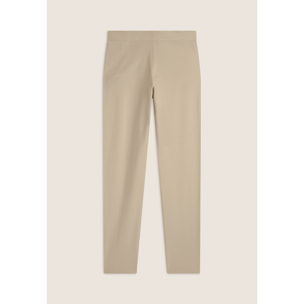 Pantaloni in jersey con apertura tasche animalier