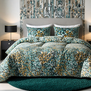 Parure De Couette 3pcs avec Taies oreiller 100% Coton 57 Fils/cm2-telma