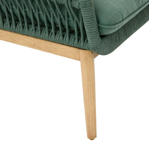 Canapé de jardin Orissa 2 places vert