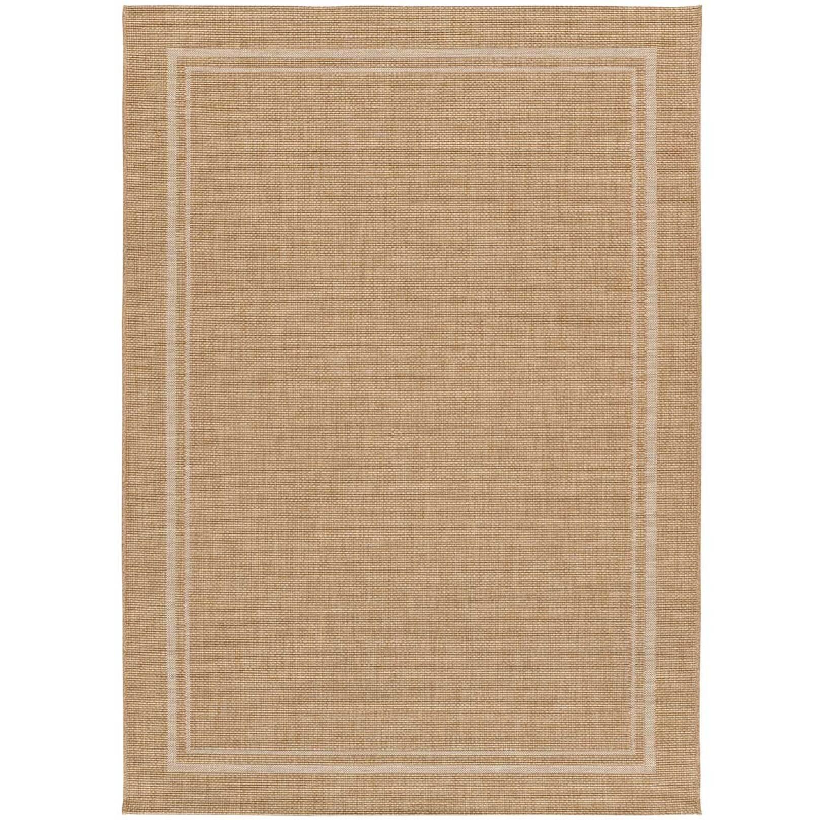 GUINEA Alfombra de exterior efecto yute color beige, varias medidas disponibles.