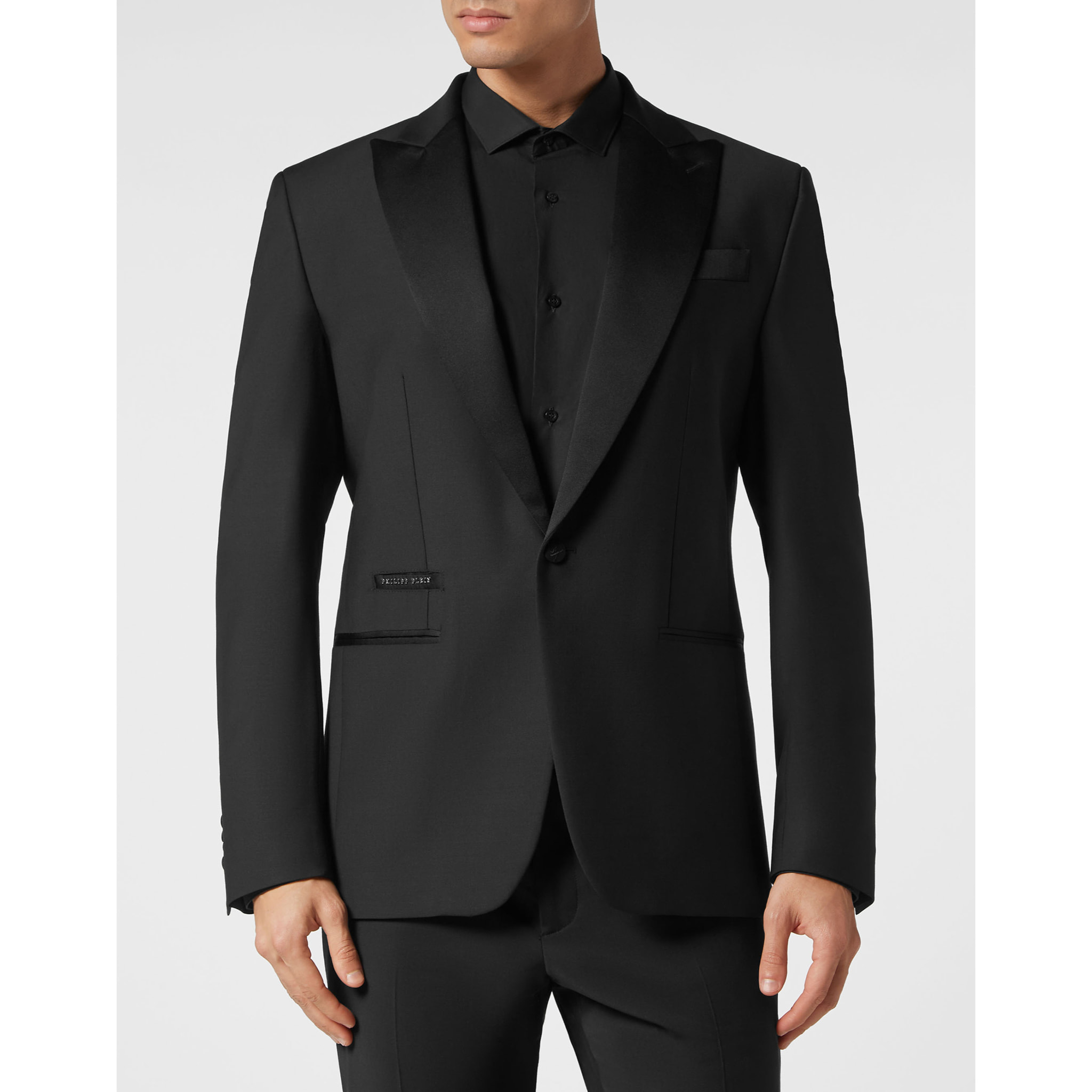 PHILIPP PLEIN One-Button Blazer Slim Fit TATTOO