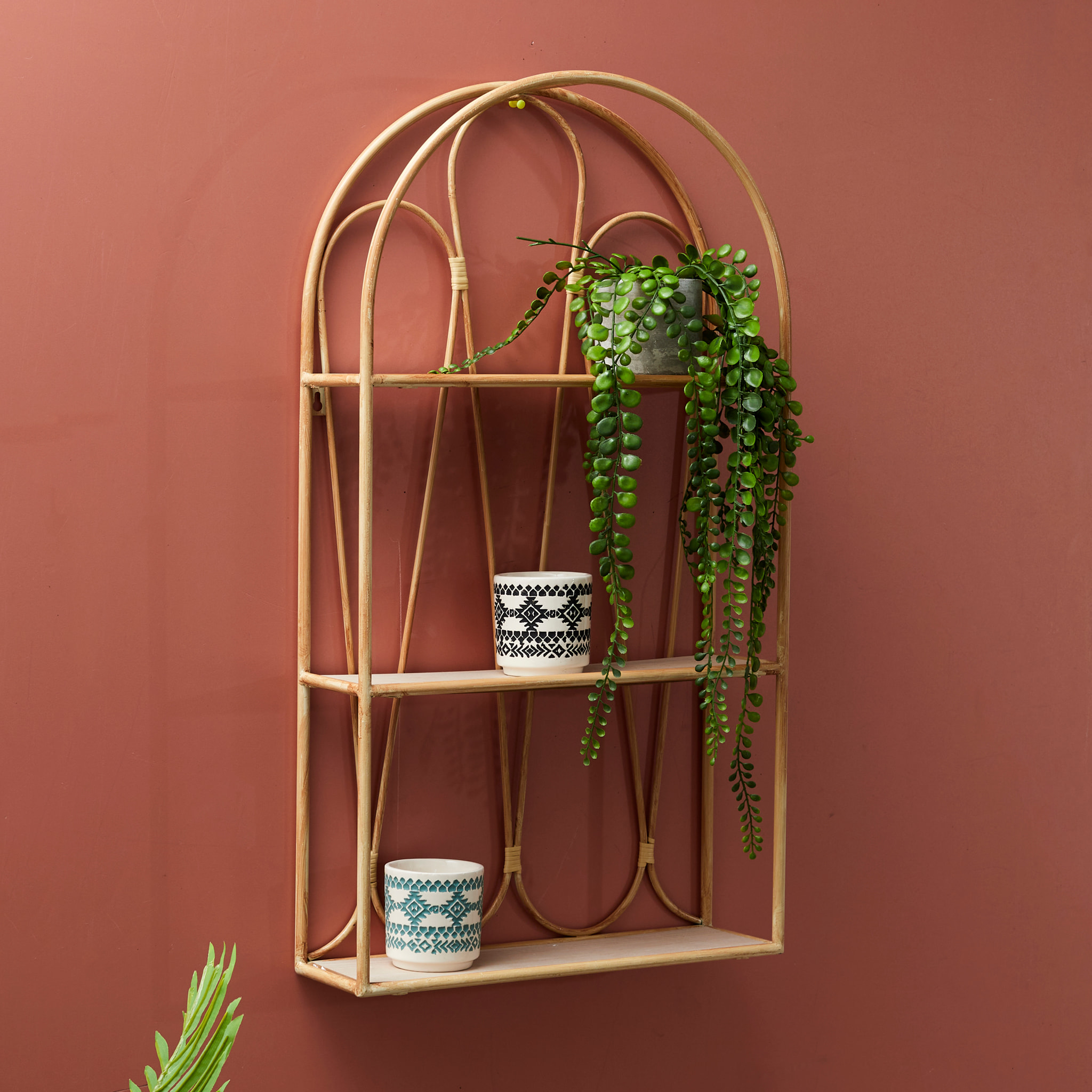 Etagere - HOME DECO FACTORY - Murale - Arche - Marron