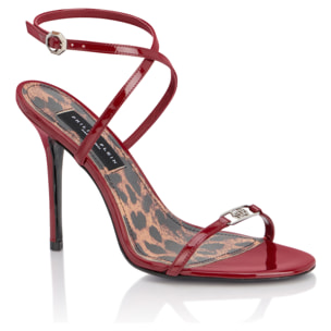 PHILIPP PLEIN Patent Leather High Heels Sandals 11