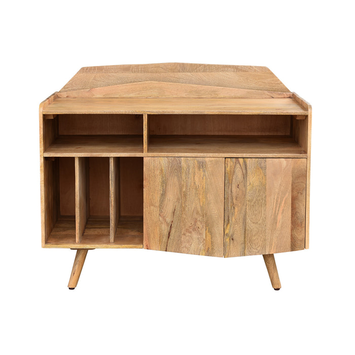 Meuble vinyle en bois manguier massif L105 cm MATAHARI