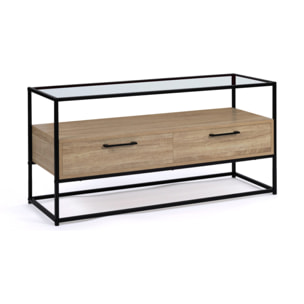 Meuble TV Siena 2 tiroirs L113cm