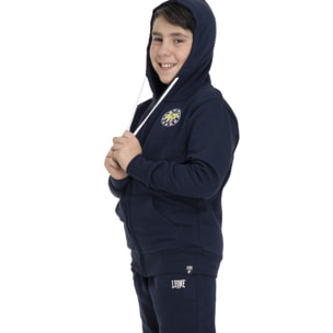 Tuta da bambino con cappuccio e full zip Basic