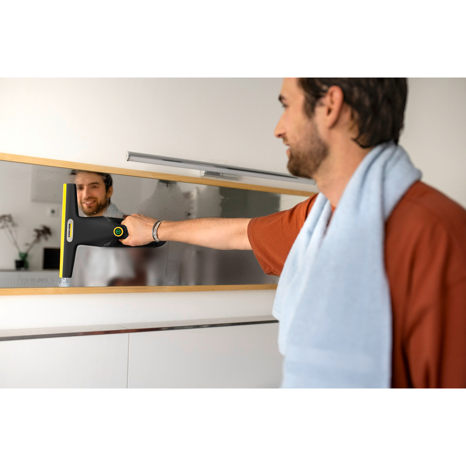 Nettoyeur de vitres Karcher WV 2 Universal Extra+ Black - autonomie 105m² - détergent 1l - chargeur USB-C