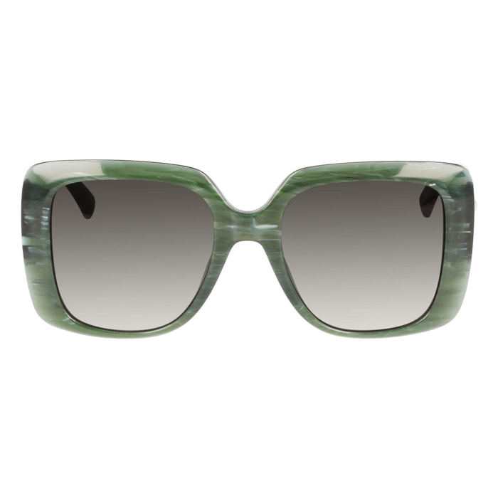 Longchamp - lunettes de soleil - vert - Couleur des verres : gris - indice solaire : cat. 2