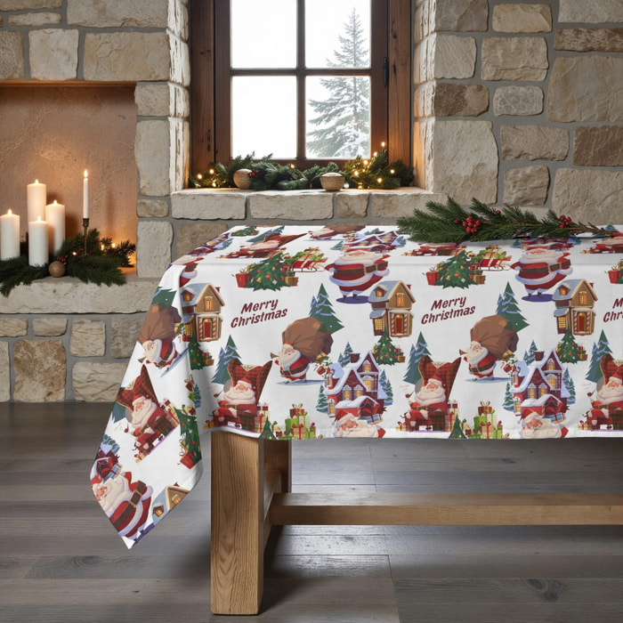Nappe en résine Anti-tâches Papa Noel