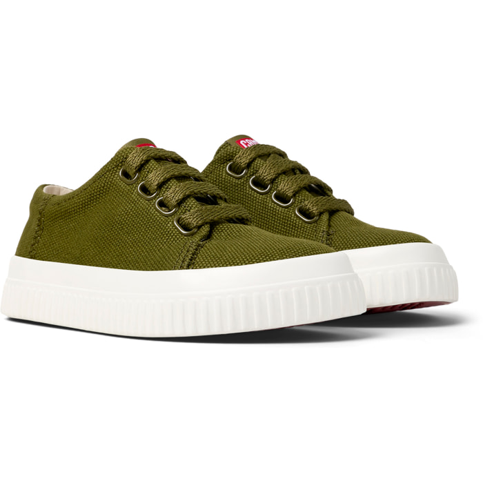 Sneakers - CAMPER Peu Roda - Verde - Tessuto naturale