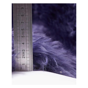 Tapis peau de mouton longs poils shaggy en laine DIBI
