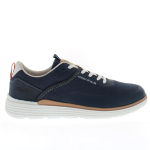 Armata di Mare Scarpe Uomo Sneakers Casual Stringate con Soletta Rimovibile in Memory Foam AMU S25L712 Navy