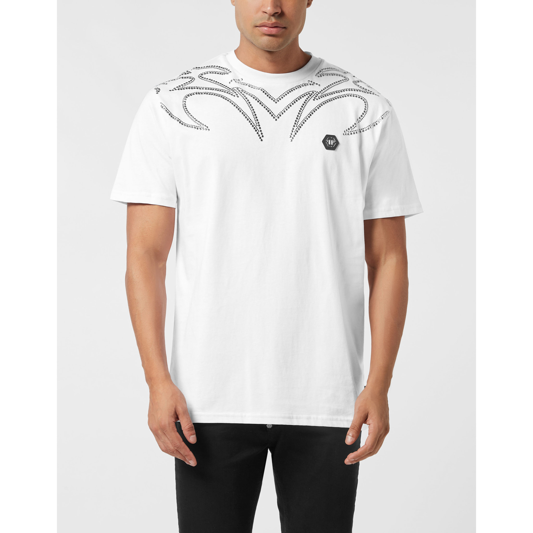 PHILIPP PLEIN Camiseta Cuello Redondo Ss