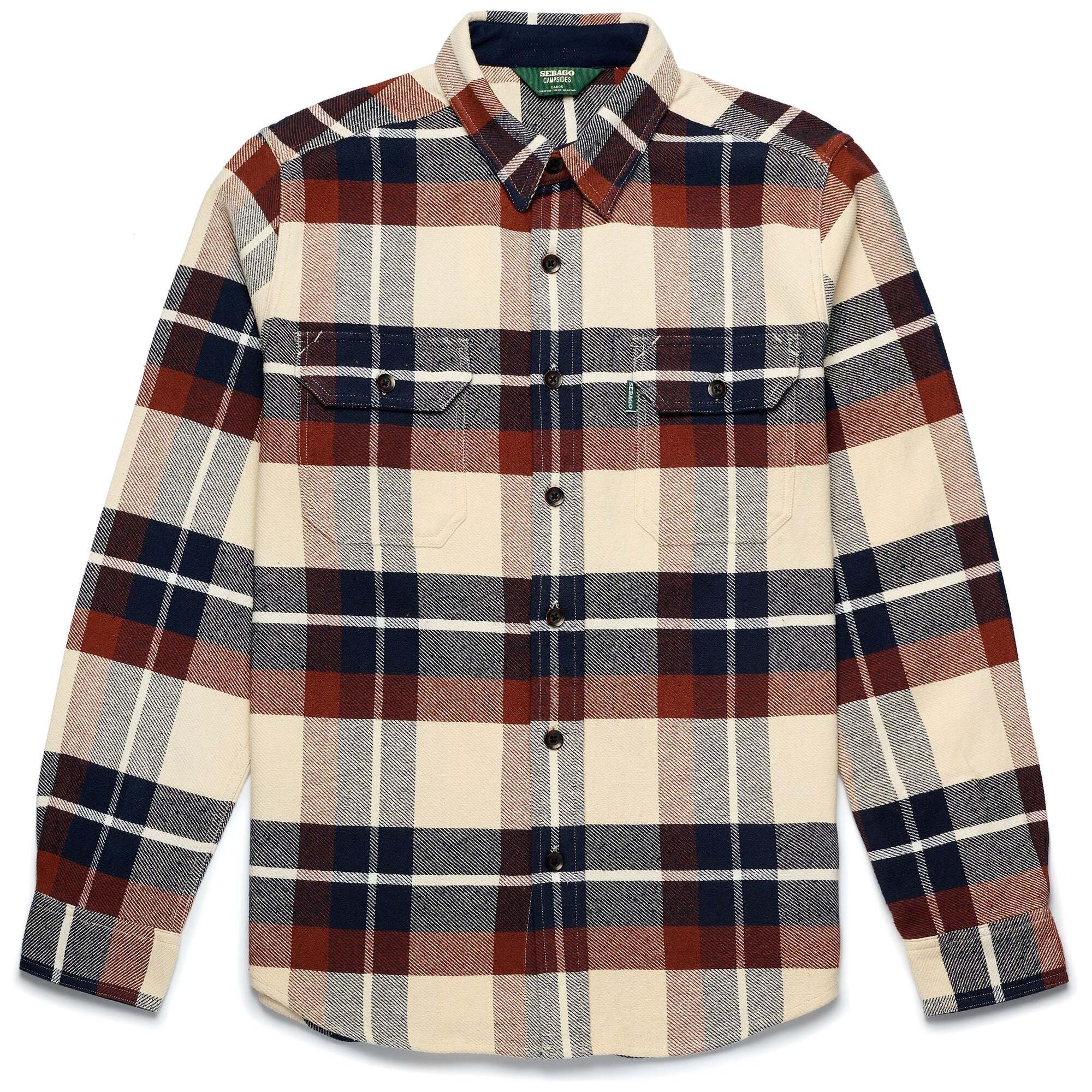 Overshirt Sebago Uomo Donna Blu STONEHAM