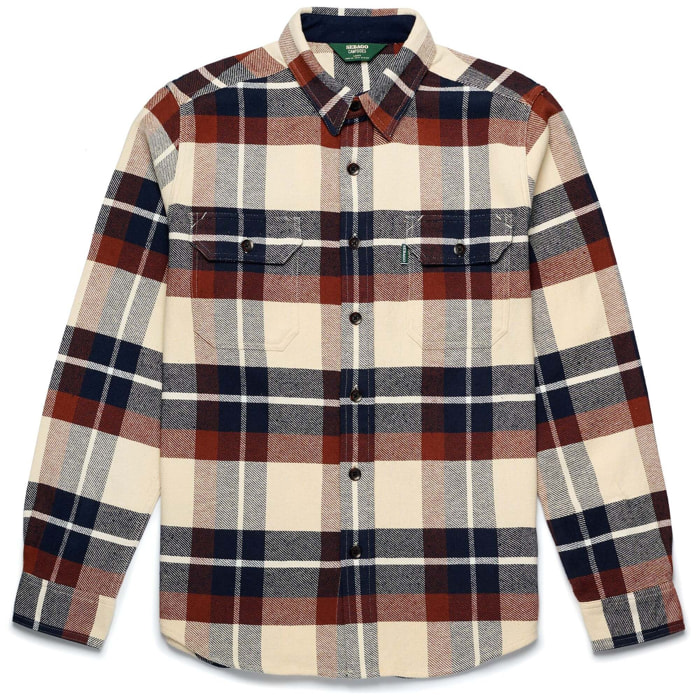 Overshirt Sebago Uomo Donna Blu STONEHAM