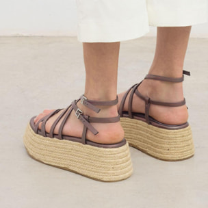 Sandalias de plataforma - Zahara - 7 cm
