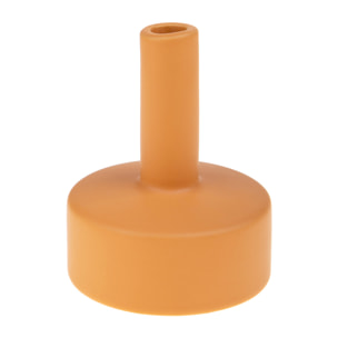 Vaso Piedistallo H.12 Cm - Pezzi 3 - 10X12X10cm - Colore: Arancio - Bianchi Dino - Decori Casa E Complementi