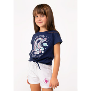 Conguitos - T-shirt casual a maniche corte stampata