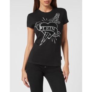 PHILIPP PLEIN T-Shirt Round Neck LOVE