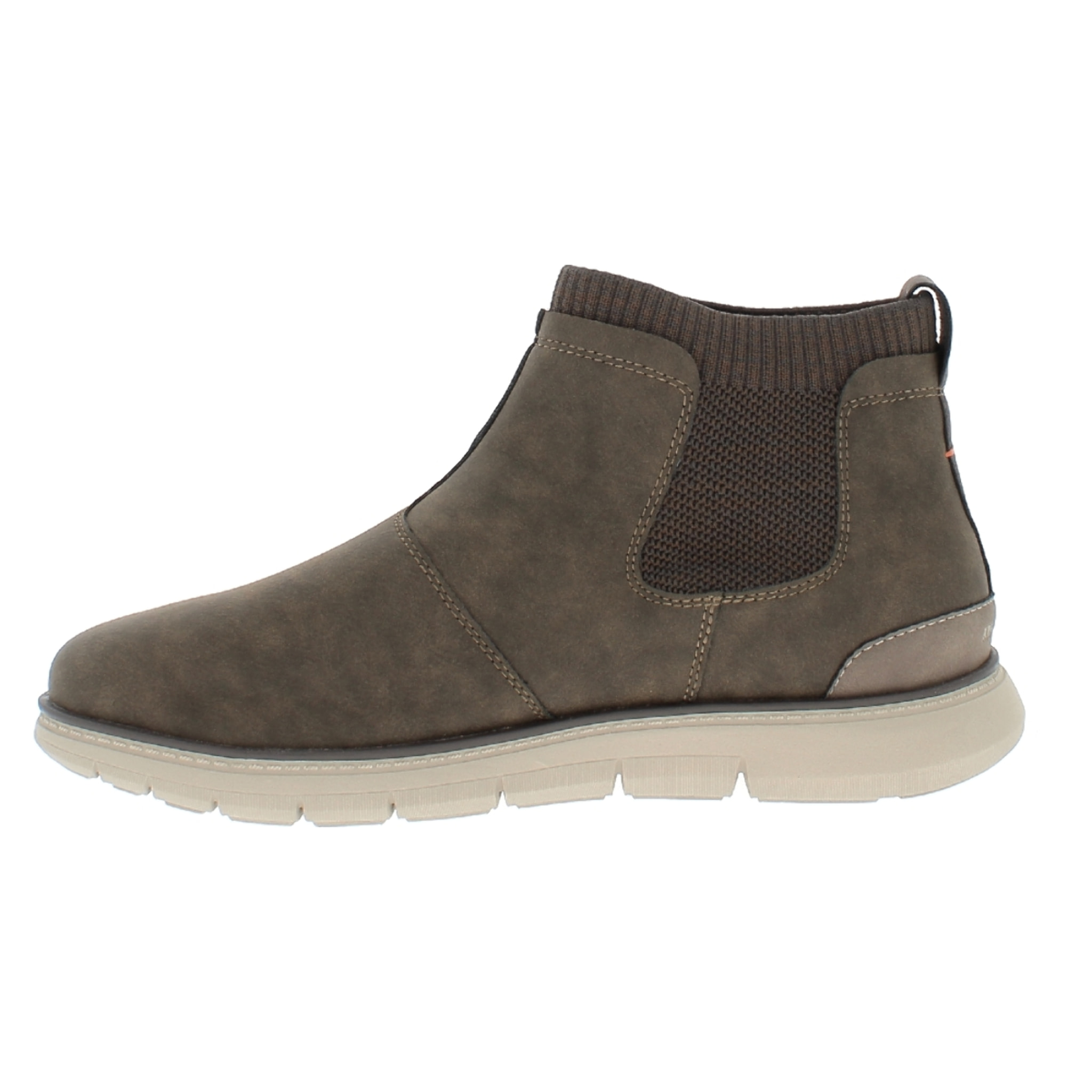 Armata di Mare Scarpe Uomo Stivaletti Chelsea Boots con Soletta Rimovibile in Memory Foam AMU W24L636 Khaki