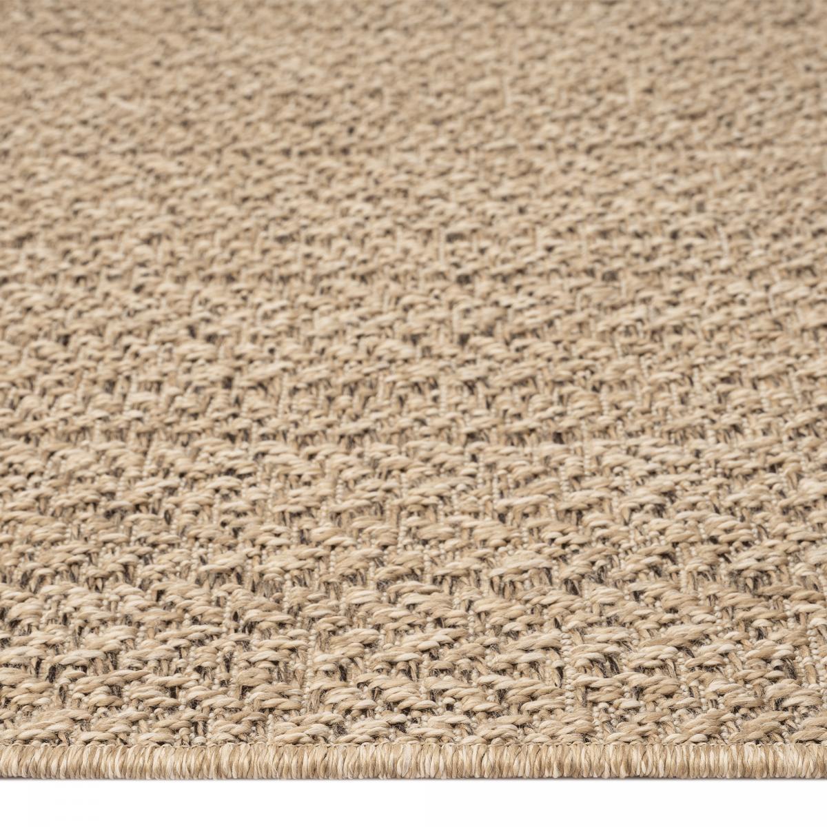 Tapis extérieur intérieur NOLAM aspect jute ton sur ton