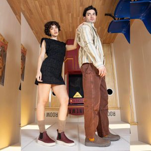 Botines 1789 NOBUCK BROWN-RED /BELLEVILLE color Brown-red