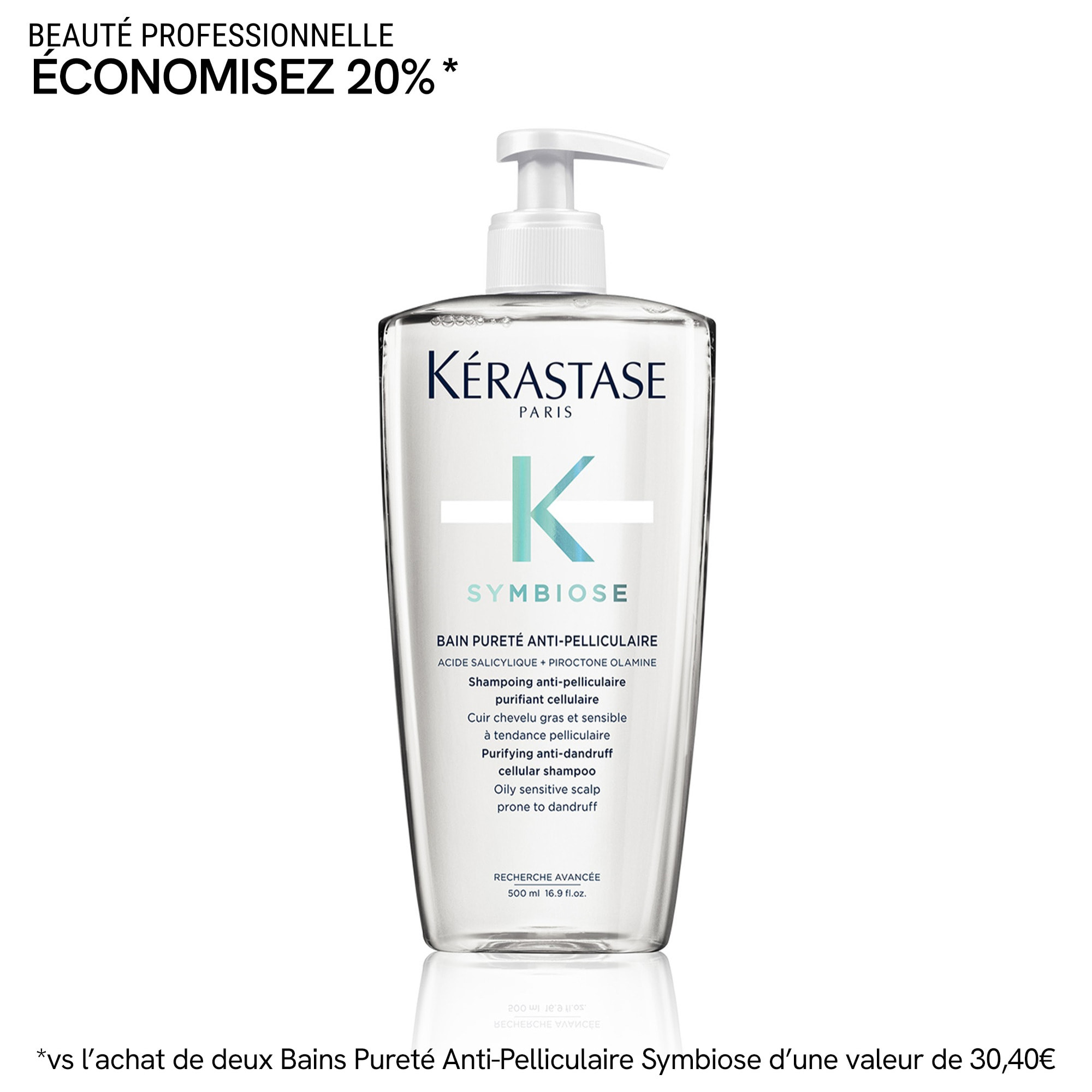 Shampoing Bain Pureté Anti-Pelliculaire Symbiose 500ml