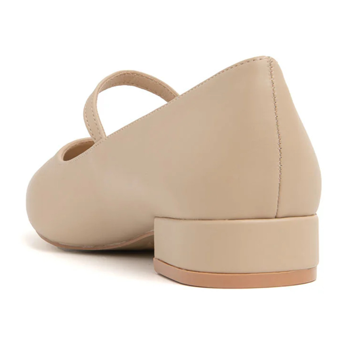 Ballerina con tacco 3 cm - BEIGE