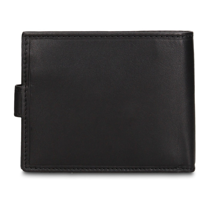 Portafoglio uomo vera pelle - Modello Eldrin Pro - Casual - 12.5 x 10.0 x 2.0 cm
