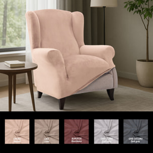 Funda TERCIOPELO ANTIMANCHAS Multi elástica para OREJERO modelo VERONICA