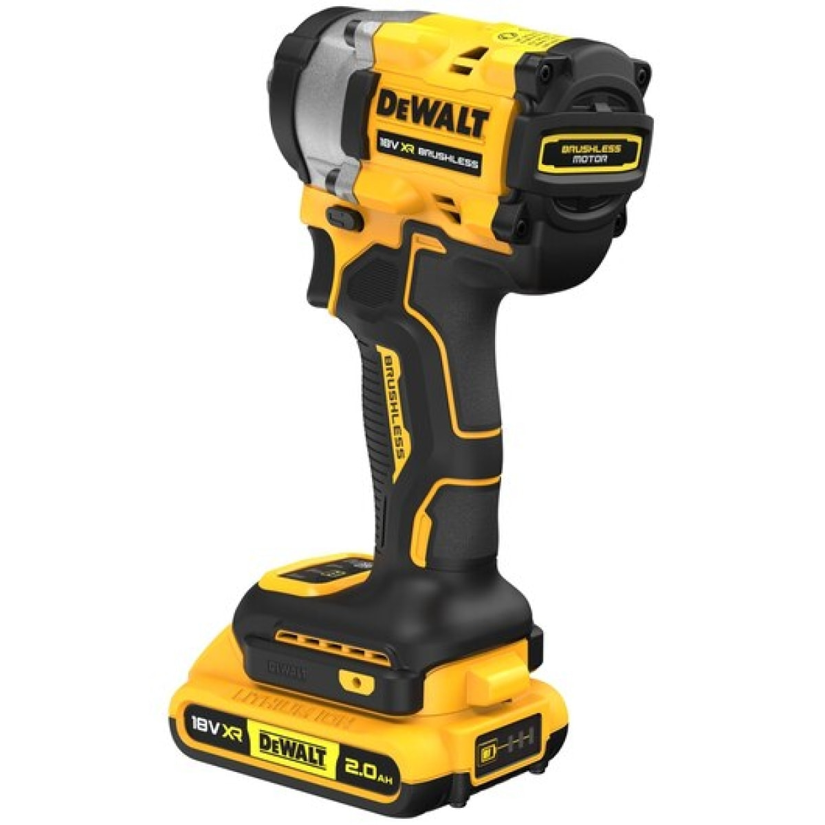 Boulonneuse à chocs 1/2' XR 18V brushless - DEWALT - avec 2 batteries 18 2.Ah - chargeur - TSTAK - DCF922D2T-QW